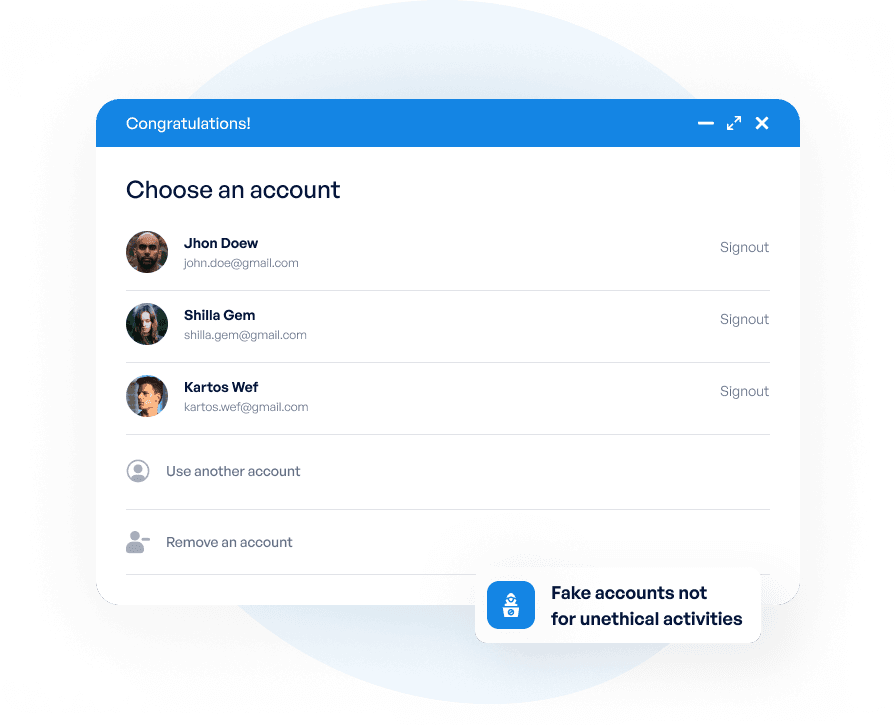 Creating Fake Gmail Accounts